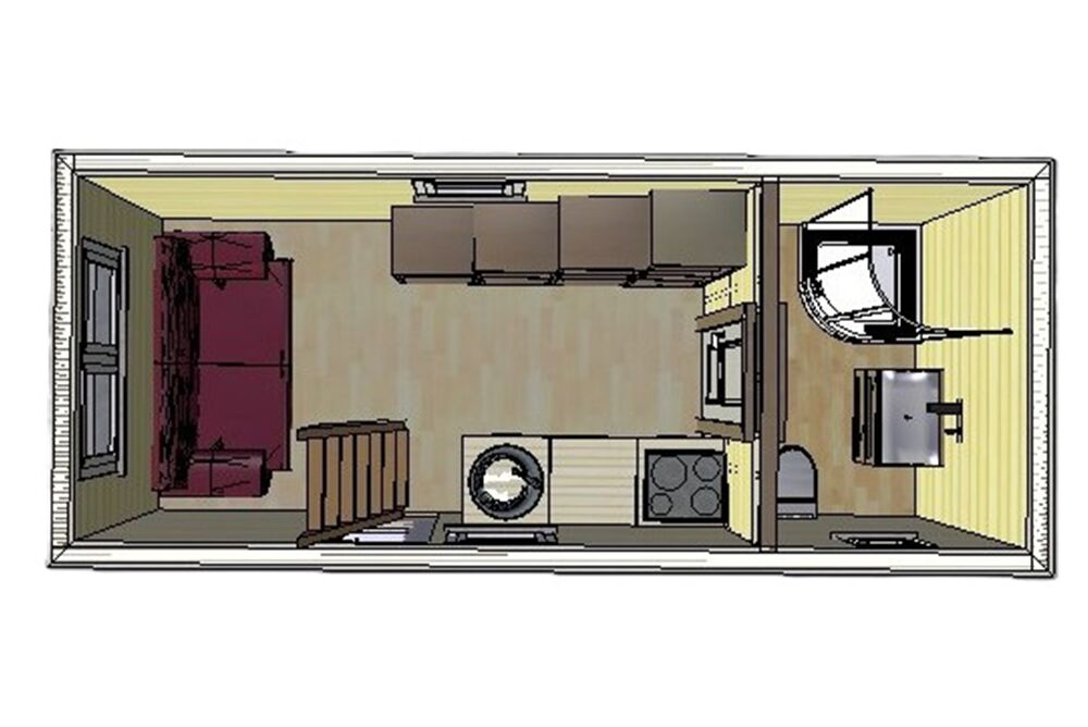 TD Living 61 Mobile als Ausbauhaus – Bild 7