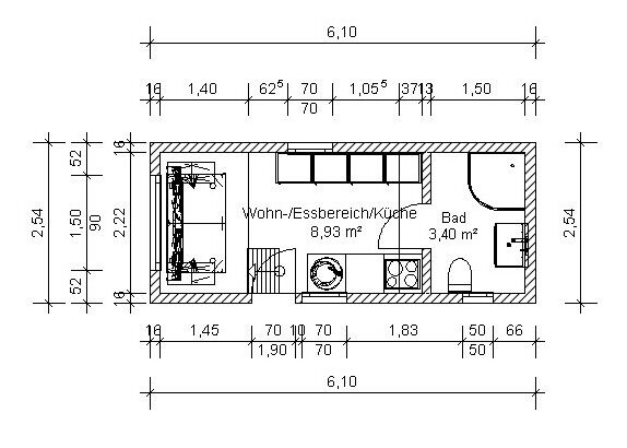 TD Living 61 Mobile als Ausbauhaus – Bild 8